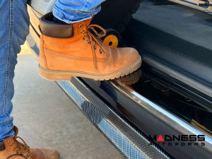 Jeep Renegade Rear Bumper Sill Cover - Dark Brushed Stainless Steel Jeep Renegade Rear Bumper Sill Cover - Dark Brushed Stainless Steel